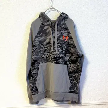 새상품급 언더아머 카모플라쥬 카모 무늬 후드티 언더아머 저지