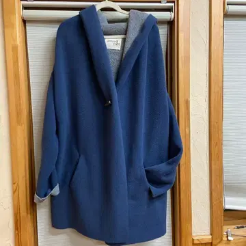 안티카 antiqua 더블 보아 코트 여성용