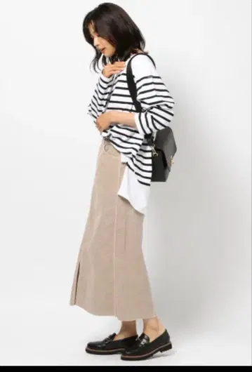 밴야드 스톰 헬시 데님 코듀로이 스커트