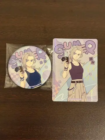 라오허전기 캔뱃지 카드 세트 사슴 루이에 세트