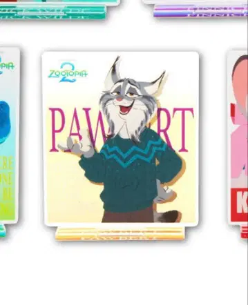 주토피아2 아크릴 스탠드 파우바트