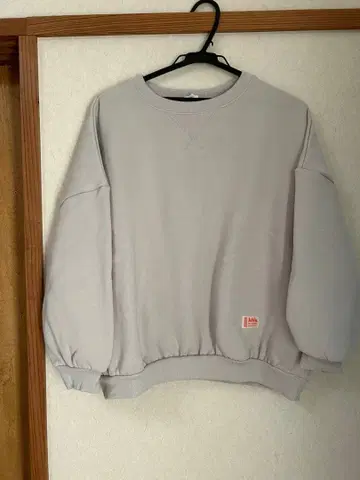 JaVa 라이트 그레이 벌룬 슬리브 트레이닝복