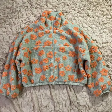 [ 새상품 ] ELLEgirl 플라워 보아 자켓