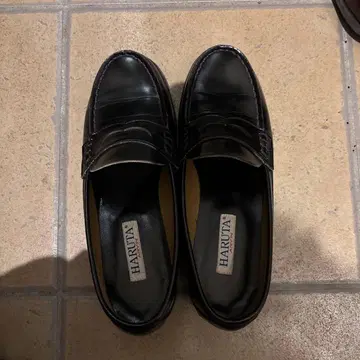 HARUTA arvin 블랙 로퍼 25.5