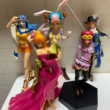 원피스 여성 캐릭터 피규어 5체 세트