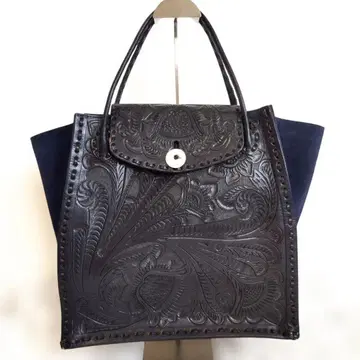 카빙 트라이브스 그레이스 콘티넨탈 루나 가죽 백