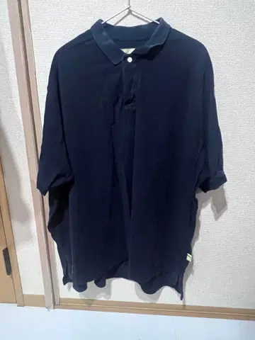 beams ssz 이자 가마쿠라 네이비 대불 피케 셔츠