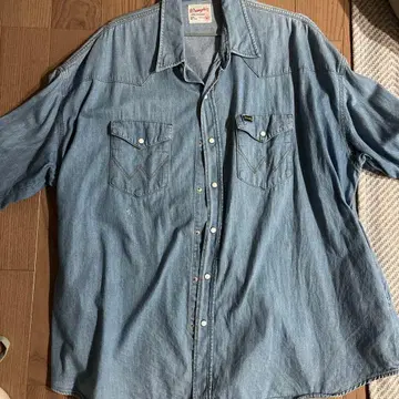 Wrangler 데님 셔츠 긴팔