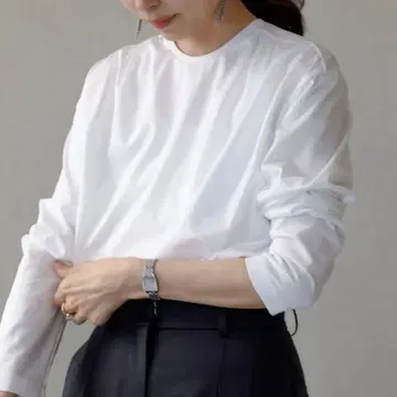 deres special edition 긴팔 T셔츠 화이트