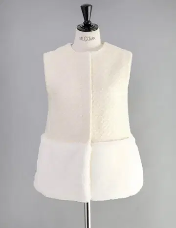 [새상품급] em. 엠도트 2way 퍼 베스트