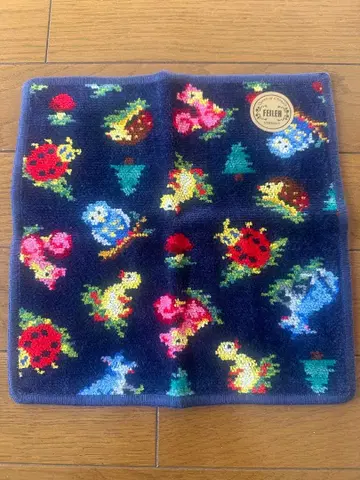 FEILER 동물 패턴 손수건 네이비