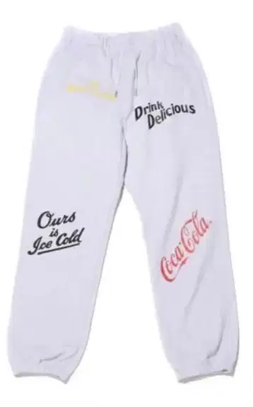 코카콜라 스웨트 팬츠 M 사이즈 아토모스 콜라보 코카콜라