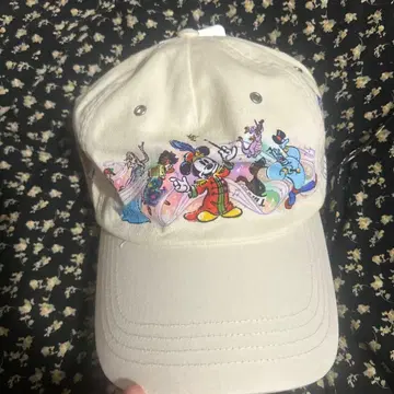 택 포함 미사용 새상품 레어 100주년 디즈니 캡