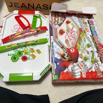 [정크제품] 슈퍼 마리오 스트라이크 에어 하키 게임 슈퍼 마리오