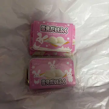 GIGO 한정판 유키미다이후쿠 멀티 케이스 3단 폴더형 지갑 세트