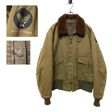 [컨디션 최상] 버즈릭슨 B-10 플라이트 자켓 M 올리브 40