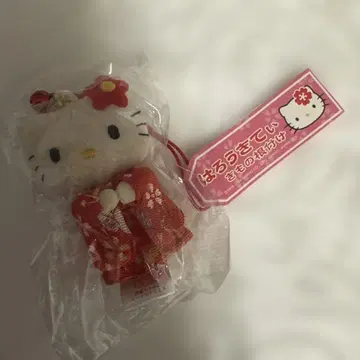 [ 미사용 ] 헬로키티 기모노풍 스트랩