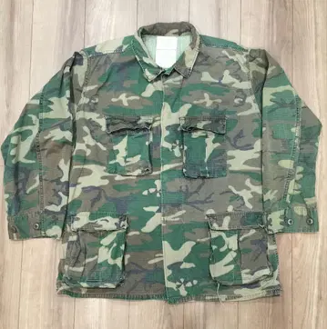 80s 미군 LC-1 RDF 리프 카모플라쥬 BDU 자켓