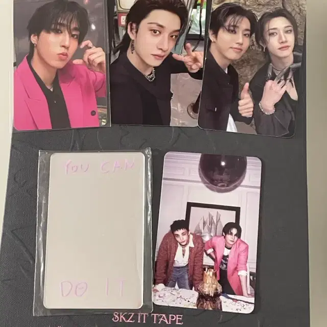 스키즈 두잇 do 버전 한정반 개봉 앨범 뮤직플랜트 한지성 포카