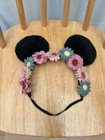 미니 머리띠 꽃 장식