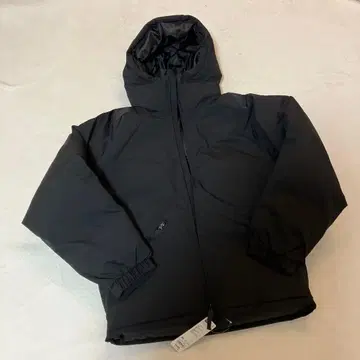 미사용 새상품 GU 웜 패디드 후드티 XS 사이즈 블랙