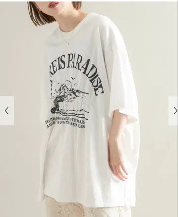 셔링 프린트 TEE