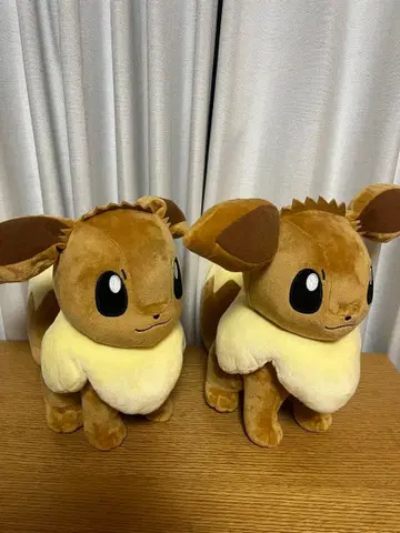 이브이 포켓몬 봉제 인형 2체 세트 BIG