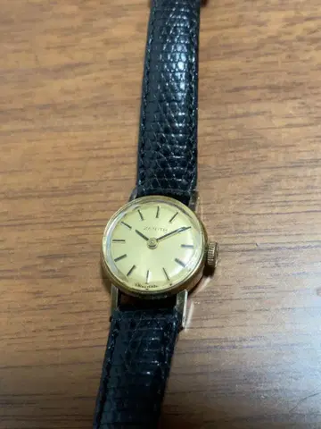 ZENITH 수동 와인딩 시계 골드/블랙