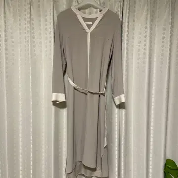 라운지 드레스 롱 원피스 벨트 포함