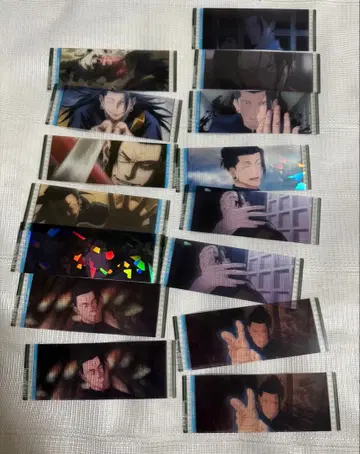 주술회전 게토 스구루 필름풍 클리어 책갈피 묶음 판매