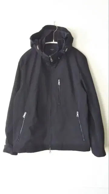 에디피스 후드 부착 블루종 블랙