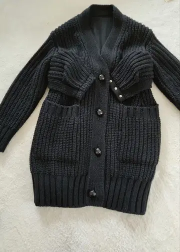 2022aw 니트 변형 디자인 코트 사이즈 2