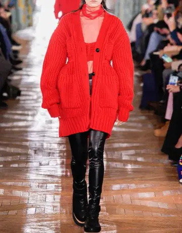 2022aw 니트 변형 디자인 코트 사이즈 2 블랙