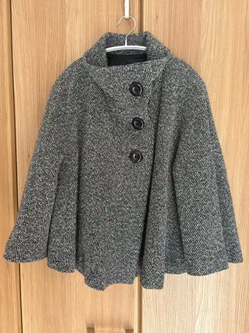 UNTITLED 트위드 케이프풍 자켓 사이즈 2