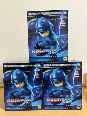 록맨 ROCKMAN Luminasta 피규어 3개 세트