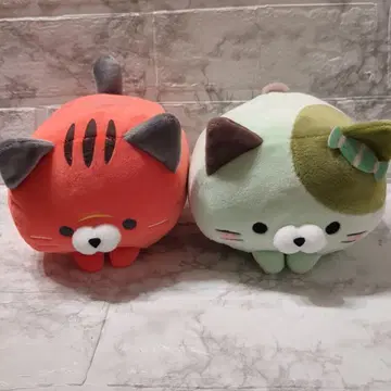 모찌후와! 코로코로 냥코 아카베코냥 사사단고냥 세트