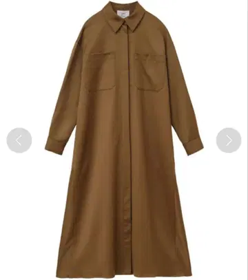 프리미어 아롱디스망 울 새틴 백 헤임 플레어 원피스