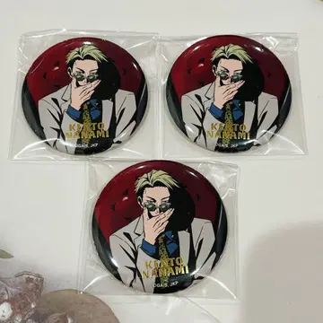 주술회전 PLAZA Chair:red 트레이딩 캔뱃지 나나미 켄토 3점