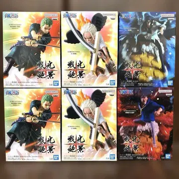 원피스 전광 절경 ZORO2/S-HAWK2/KUZAN/GARP 6체 세트