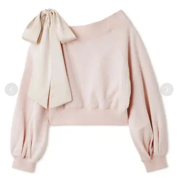 FRAY I.D 빅 리본 원숄더 티셔츠