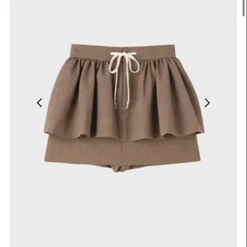 THETOE/BRIXTON TRACK SKIRT brown