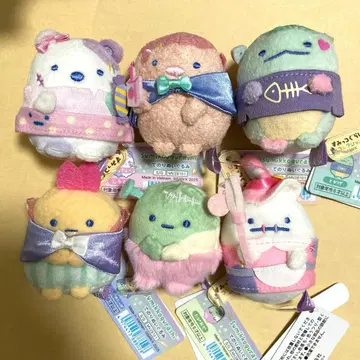 스미코구라시 스푸키 할로윈 테노리 봉제 인형 전 6종 세트