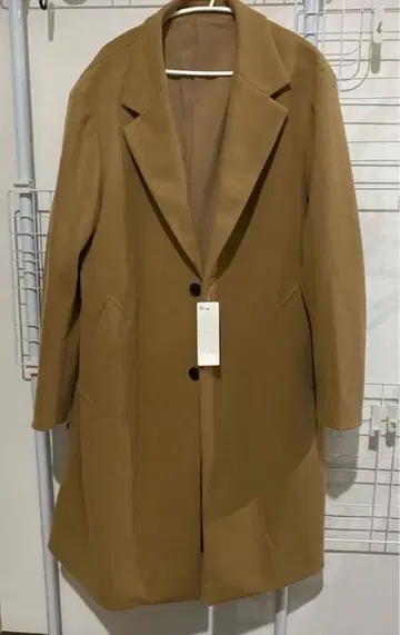 택 포함 새상품 GU 코지 멜톤 체스터 코트 M 사이즈