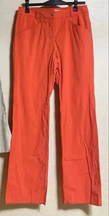 [ 새상품 ] 맨싱웨어 오렌지 스트레이트 방풍 팬츠 여성용 골프 L