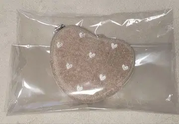 새상품 러브리바이페이러 러브리하트 하트형 파우치 베이지