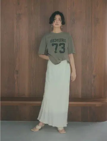미사용 금기 CADUNE 머메이드 스커트 롱 스커트