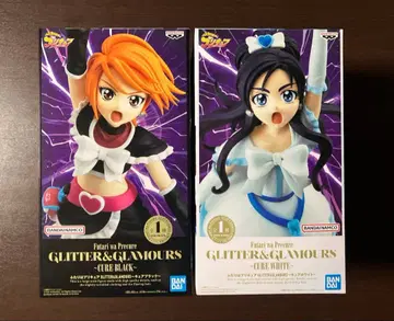 빛의 전사 프리큐어 큐어 화이트 큐어 블랙 피규어 2종 세트