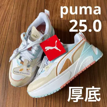 새상품 여성용 PUMA 푸마 통굽 스니커즈 멀티 컬러 25.0