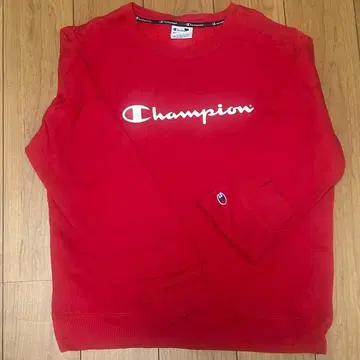 Champion 트레이닝복 XL 레드 구제 의류 used 챔피온