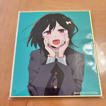 영화 니지가사키 입장객 특전 그려내린 미니 색지 미후네 시오리코